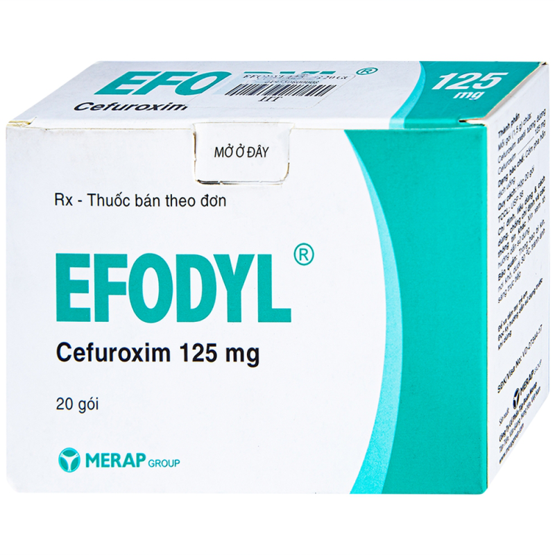 Antibiotic Efodyl Cefuroxime 125mg